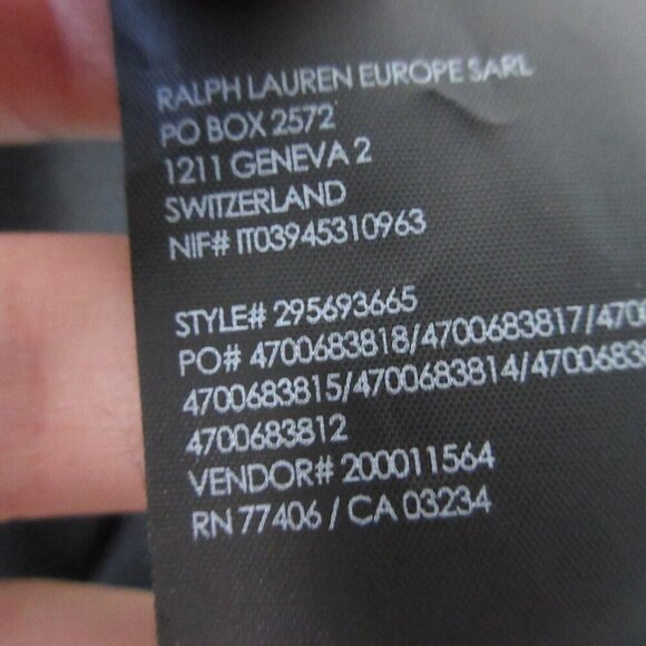 Club Monaco Crepe Mini Dress 6 Black 3/4 Ruffle Sleeve Lined Shift Luxury 424 - Picture 3 of 10